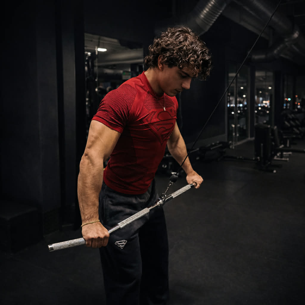 Victor doing cable pushdowns